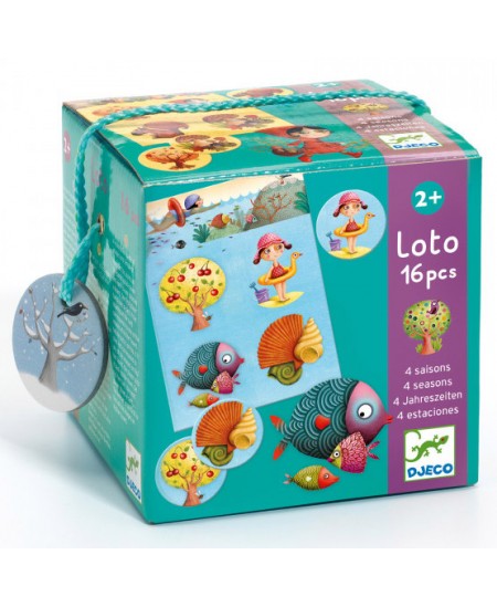 Arendav lotomäng DJECO Neli aastaaega (2+)