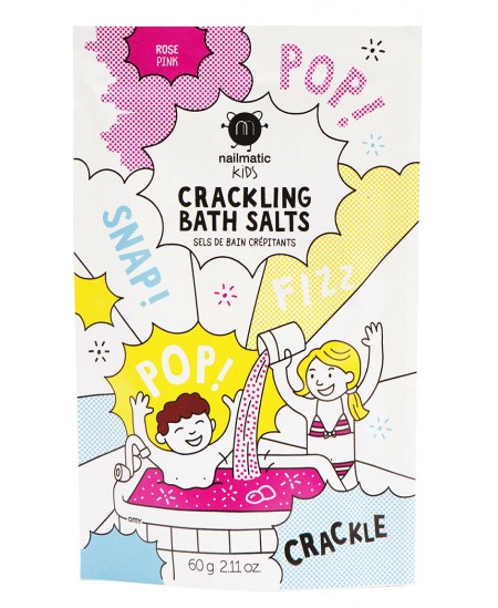 Värviline praksuv vannisool lastele NAILMATIC KIDS, roosa, 60 g