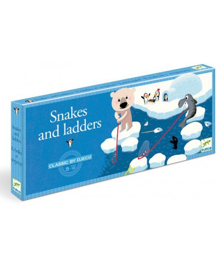 Klassikaline lauamäng DJECO Snakes and Ladders (5+)