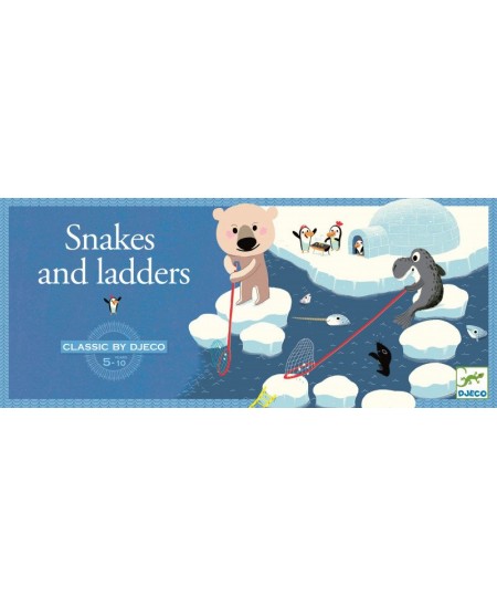 Klassikaline lauamäng DJECO Snakes and Ladders (5+)