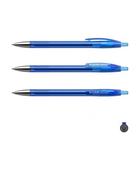 Automaatne geelpliiats ERICH KRAUSE Matic R-301, 0,5 mm, sinine