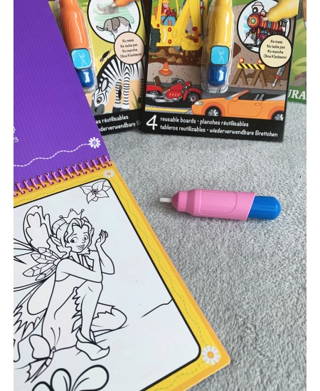 Veega joonistamise raamat MELISSA & DOUG Water Wow Muinasjutud