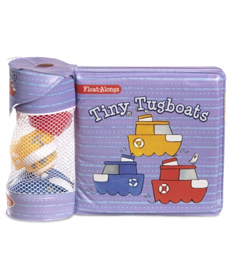 Vanniraamatu ja kolme mänguasja komplekt MELISSA & DOUG Väikesed paadid