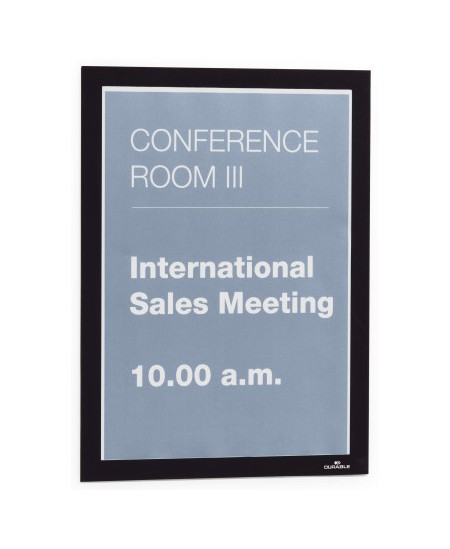 Dokumendiraam DURABLE DURAFRAME®, A4 (pakis 2 tk.), must