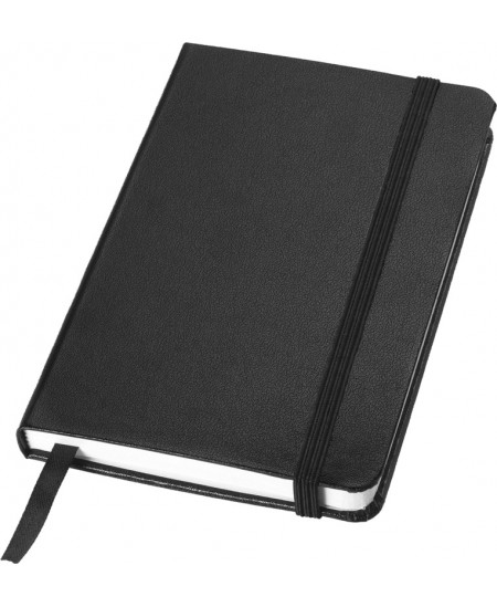 Märkmik JOURNAL BOOKS kustukummiga, A6, jooneline, must