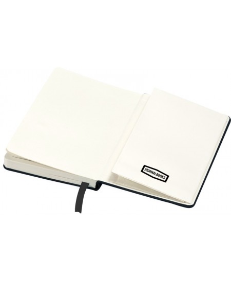 Märkmik JOURNAL BOOKS kustukummiga, A6, jooneline, must