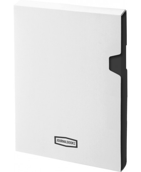 Märkmik JOURNAL BOOKS kustukummiga, A6, jooneline, must
