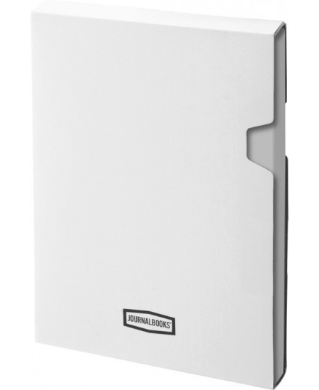JOURNAL BOOKS märkmik kustutuskummiga, A5, jooneline, hõbedane