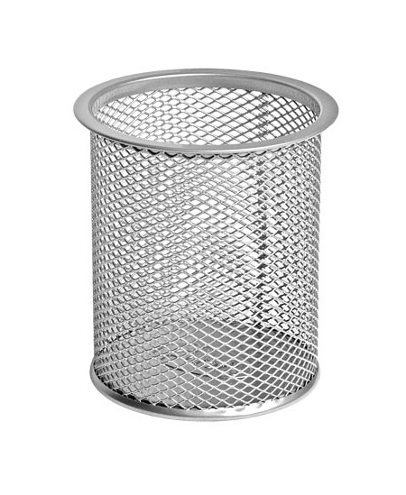 Perforeeritud metallist pliiatsitops FOROFIS, hõbedane