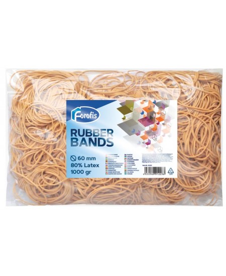 Kummipaelad FOROFIS, 60 mm, 1 kg
