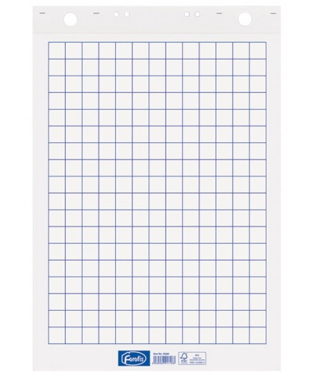 Konverentsi märkmik FOROFIS, 600x850 mm, ruuduline, 50 lehte