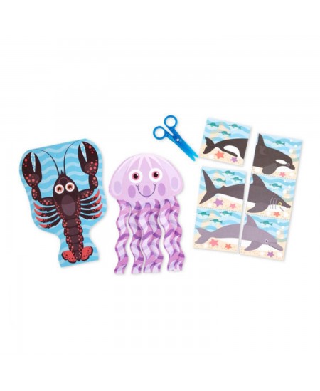 Loov lõikamiskomplekt MELISSA & DOUG Meremaailm