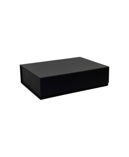 Kinkekarp, magnet, 100x100x100 mm, must, 1 tk