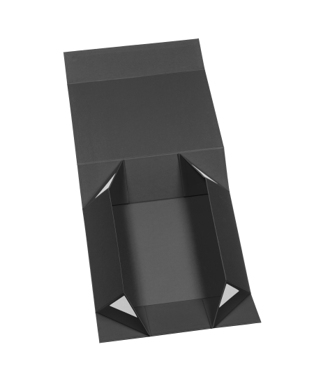 Kinkekarp, magnet, 100x100x100 mm, must, 1 tk
