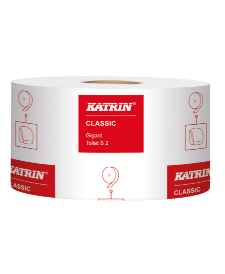 Tualettpaber rullis KATRIN Classic Gigant S 2, 106101, 200 m, 1 rull