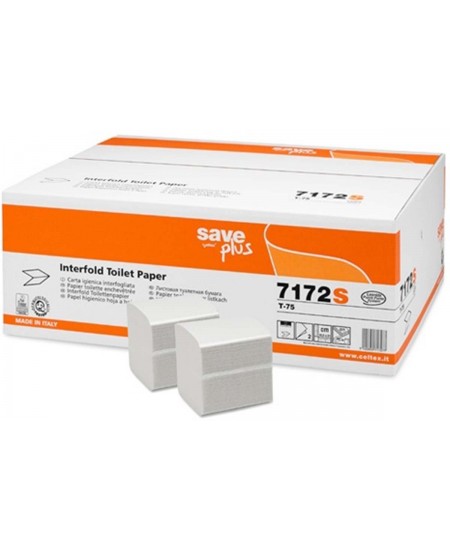 Tualettpaberilehed CELTEX Interfolded, 7172S, 225 lehte, 1 pakk