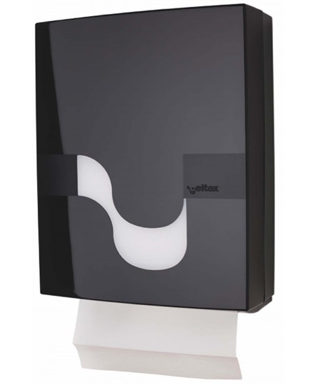 Paberkäterätilehtede hoidik CELTEX Folded Hand towel, 92100, must