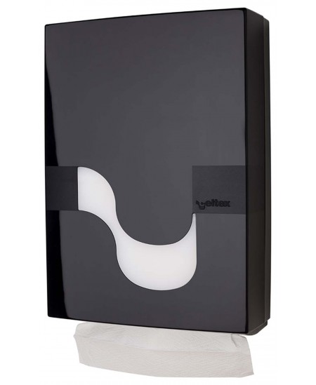 Paberkäterätilehtede hoidik CELTEX Folded Hand towel, 92110, must