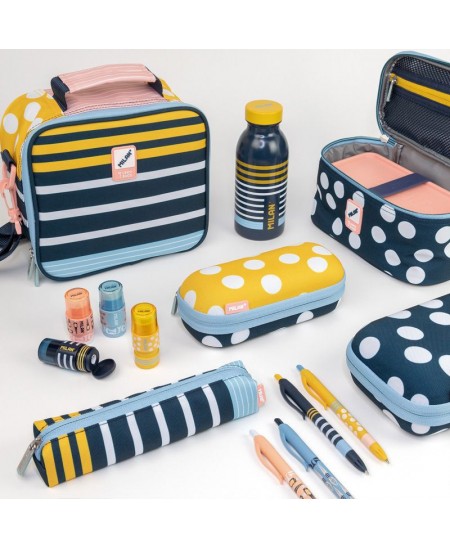 Kustutuskumm kaitseümbrise ja teritajaga MILAN EXTENSION Swims