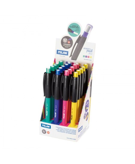 Automaatpliiats kustutuskummiga MILAN PL1, 0,7 mm