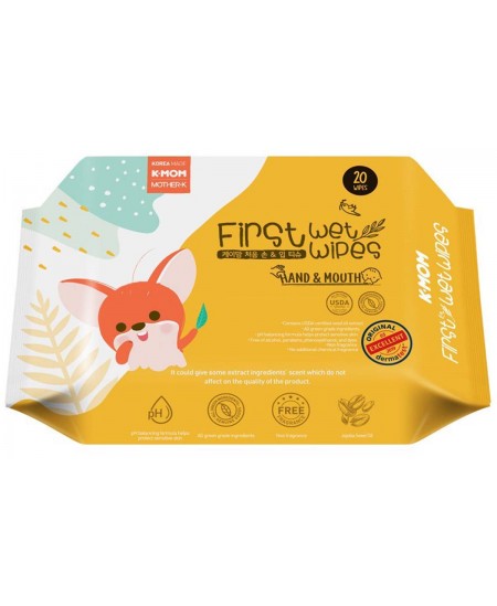 Käte ja näo salvrätikud K-MOM Orav, 20 tk.