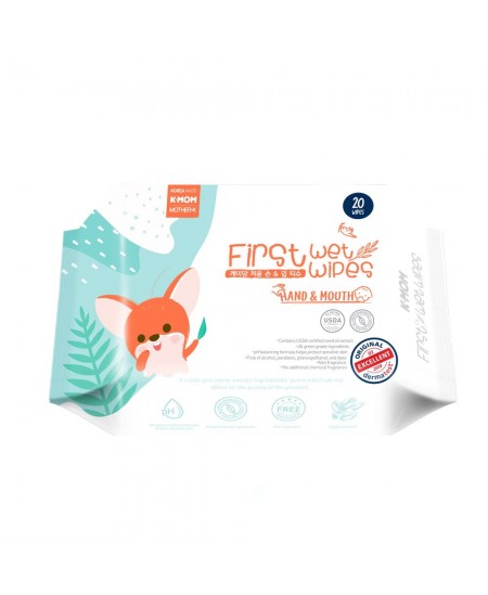 Käte ja näo salvrätikud K-MOM Orav, 20 tk.