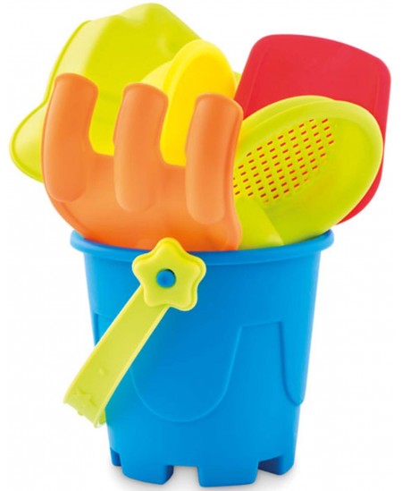 Liivamänguasjade ja vormide komplekt PLAYA, 6-osaline