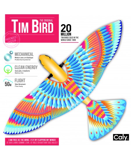 Üleskeeratav mänguasi CALY Linnuke Tim, 50 cm