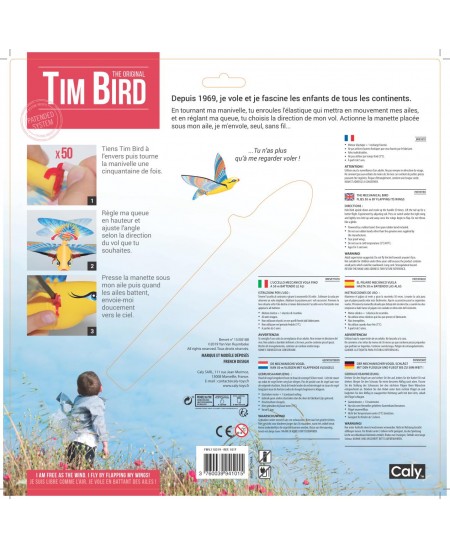 Üleskeeratav mänguasi CALY Linnuke Tim, 50 cm