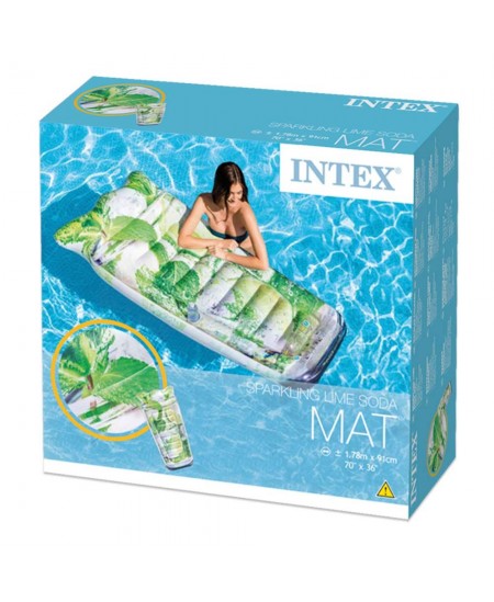 Täispuhutav ujuvparv INTEX Mullidega kokteil, 178 × 91 cm