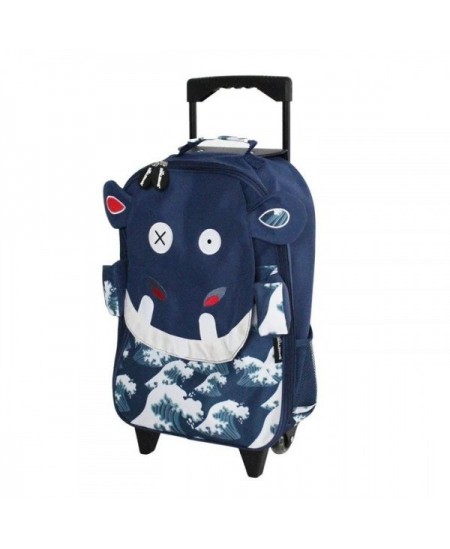 Ratastega kohver LES DEGLINGOS Jõehobuke Hippipos