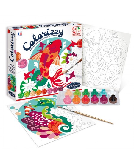 Loov värvimiskomplekt SENTOSPHERE Colorizzy Veealune maailm