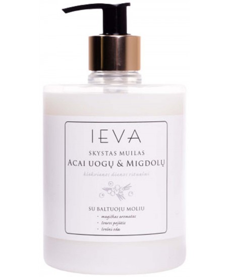 Vedelseep IEVA, acai-marja ja mandli aroomiga, 500 ml