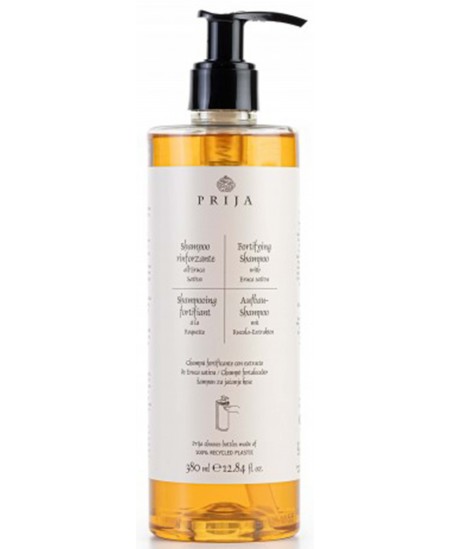Tugevdav šampoon PRIJA eruca sativa ekstraktiga, kõigile juuksetüüpidele, 380 ml