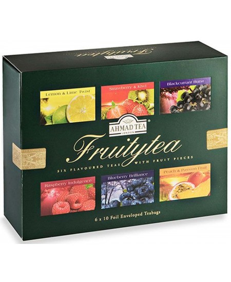 Puuviljatee komplekt AHMAD FRUITY TEA, 60 tk