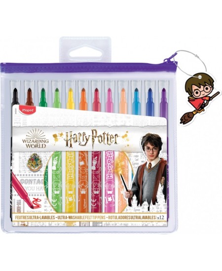 Viltpliiatsid MAPED Long Life Harry Potter, 12 värvi
