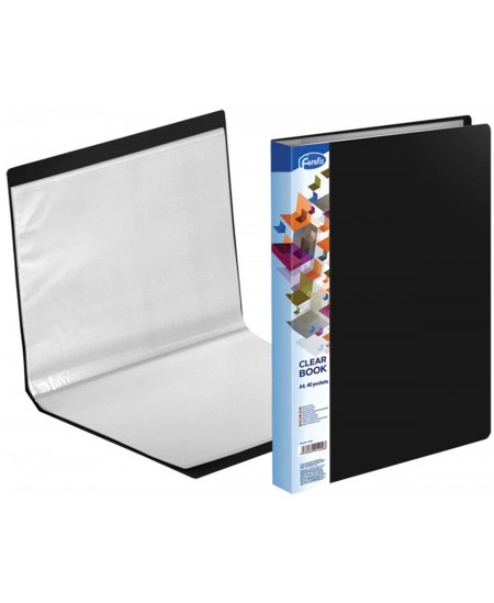 40 dokumenditaskuga kaust FOROFIS, must.