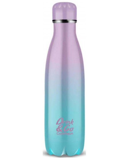 Metallist joogipudel-termos COOLPACK Drink&Go Gradient Blueberry, 500 ml