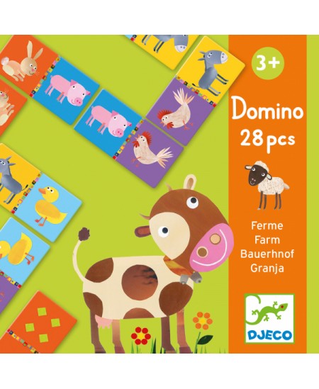 Lauamäng domino DJECO Farm