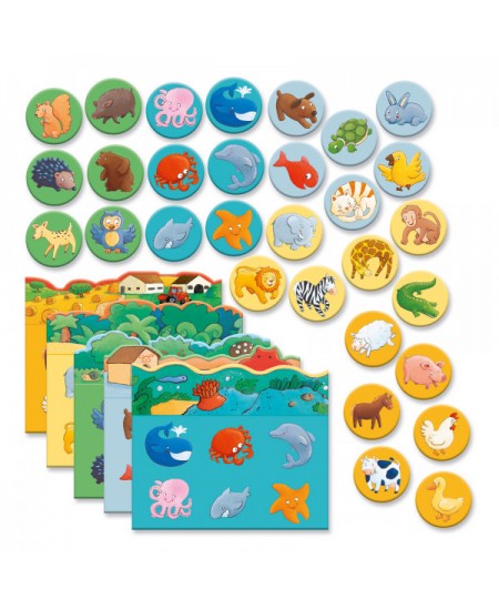 Lotomäng DJECO Loomad