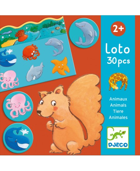 Lotomäng DJECO Loomad