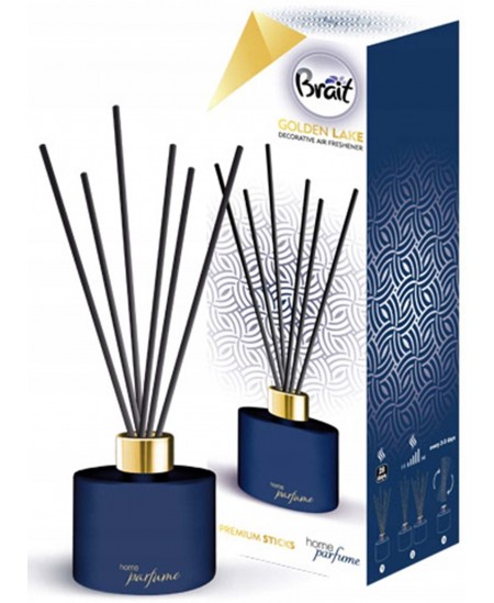 Kodulõhnastaja pulkadega BRAIT Golden Lake, 100 ml