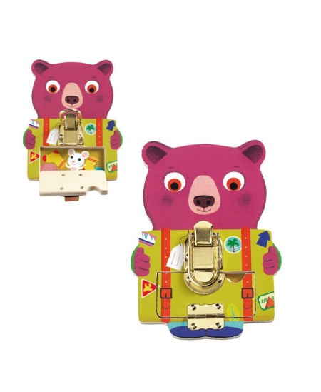 Õpetlik puidust mäng DJECO Locktou