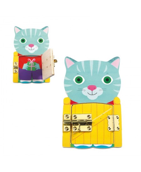 Õpetlik puidust mäng DJECO Locktou