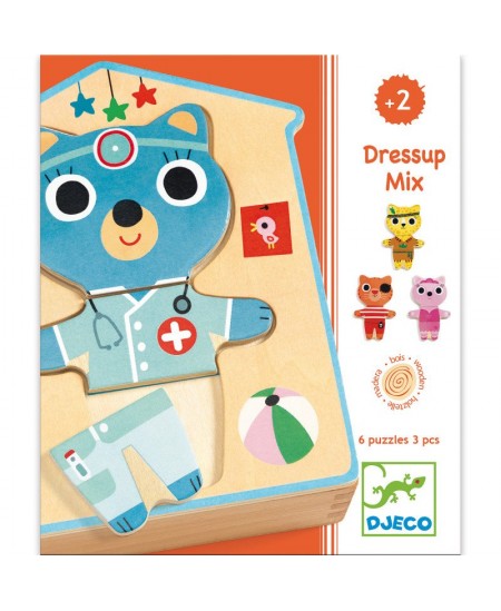 Puidust pusle DJECO Kiisud