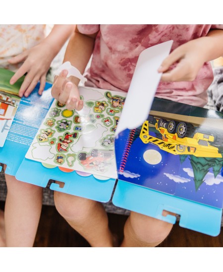 Korduvkasutatav kleebisteraamat MELISSA & DOUG Paw Patrol „Päästjad“