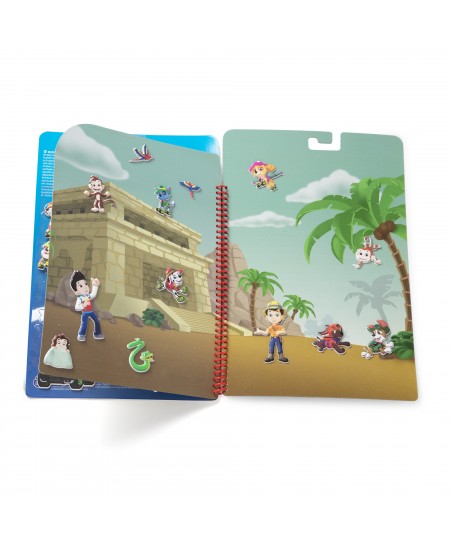 Korduvkasutatav pehme kleebisteraamat MELISSA & DOUG Paw Patrol „Džungel“