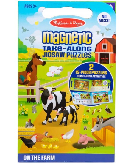 Kaasaskantav magnetpusle MELISSA & DOUG Minu talu
