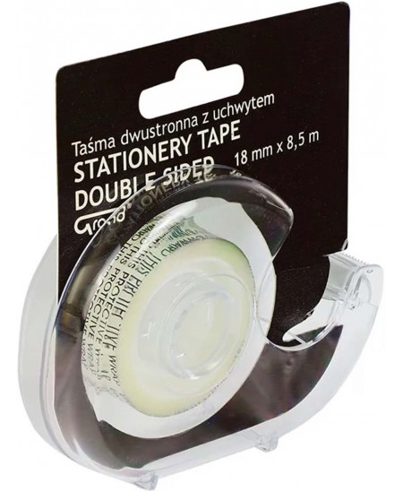 Kahepoolne kleeplint hoidjaga GRAND, 18 mm x 8,5 m