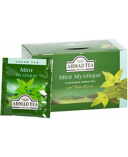 Roheline tee AHMAD piparmündi aroomiga, 20 tk